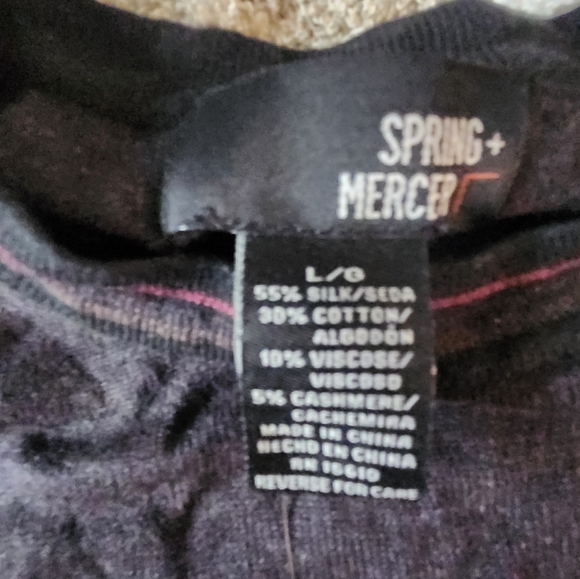 NWT Spring + Mercer Men's Sweater Size Large - Picture 4 of 4